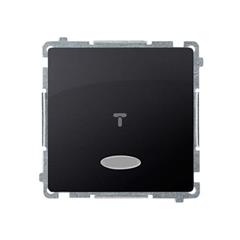 Simon Basic Łącznik jednobiegunowy z sygnalizacją załączenia grafit matowy BMW1ZL.01/28 WMUL-011xx1-G011