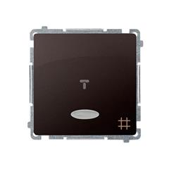 Simon Basic Łącznik krzyżowy z podświetleniem czekoladowy BMW7L.01/47 WMUL-071xxx-5011