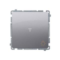 Simon Basic Przycisk /światło/ stal inox BMS1A.01/21 WMUL-080x2x-J011