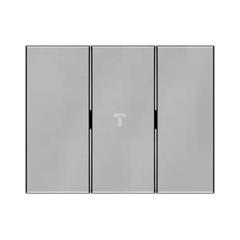 Berker K.1/K.5 Klawisz potrójny do łącznika stal szlachetna lakierowana 14657004