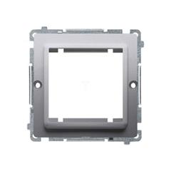 Simon Basic Adapter (przejściówka) na osprzęt standardu 45 × 45 mm. inox (met.) BMA45/21 WMUZ-74x2xx-J012