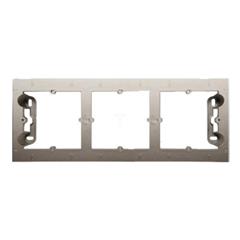 Simon 54 Premium Puszka natynkowa płytka potrójna złoty DPN3/44 WMDZ-203xxx-044