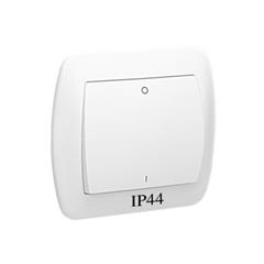 Simon Akord Łącznik dwubiegunowy bryzgoszczelny IP44 biały AW2B/11 WMAL-320xxx-1012