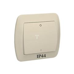 Simon Akord Łącznik dwubiegunowy bryzgoszczelny IP44 beż AW2B/12 WMAL-320xxx-9012