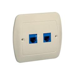 Simon Akord Gniazdo telefoniczne podwójne RJ12 beż AT2/12 WMAT-4020xx-9012