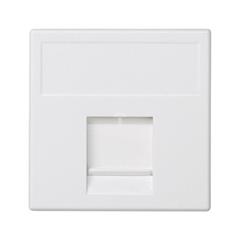 Simon Connect Płytka K45 1x RJ z osłoną KRONE HK czysta biel K82/9 TSC-K82-9