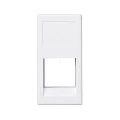 Simon Connect Płytka K45/2 1x RJ bez osłon 225x45mm 3M OCK czysta biel KA045/9 TSC-KA045-9