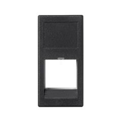 Simon Connect Płytka K45/2 1x RJ bez osłon 225x45mm 3M OCK szary grafit KA045/14 TSC-KA045-14