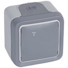 PLEXO55 Wyjście kablowe szare komplet 069745