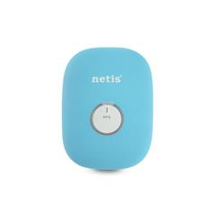 Repeater WIFI B/G/N300 z gniazdem RJ45 MINI do gniazdka 230V E1+ niebieski