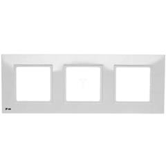 Simon 27 Play Ramka hermetyczna potrójna pozioma IP44 do gniazd/ łączników biała 2701630-030 WS27-2701630-030