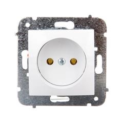 CARLA Gniazdo pojedyncze b/u białe 1731-10