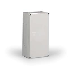 Obudowa Cubo O 200x400x132mm boki gładkie pokrywa szara PC OPCP204013G