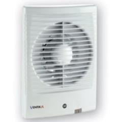 Wentylator osiowy fi150 230V 24W 259m3/h 39dB biały z higrostatem i wyłącznikiem czasowym biały FORTE D150M3H