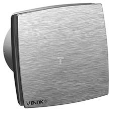 Wentylator wyciągowy fi 150 230V 24W 265m3 37dB z higrostatem i wyłącznikiem czasowym aluminium MODERN TEKNO D150LDAOH