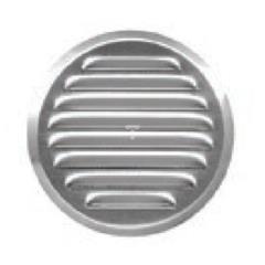 Osłona wentylacyjna z siatką fi 175 metalowa chrom WX916CHR