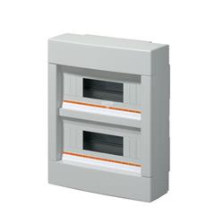 Rozdzielnica modułowa 2x12 natynkowa bez drzwi seria 610 IP40 280x350x100 szara EC61024