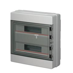 Rozdzielnica modułowa 2x18 natynkowa drzwi transp. seria 620 IP65 400x400x140 szara EC62036