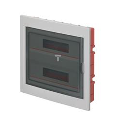 Rozdzielnica modułowa 2x18 podtynkowa drzwi transp. seria 630 IP40 430x410x80 szara EC63036