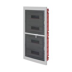 Rozdzielnica modułowa 4x18 podtynkowa drzwi transp. seria 630 IP40 450x853x119 szara EC63072