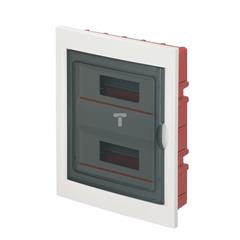 Rozdzielnica modułowa 2x12 podtynkowa drzwi transp. seria 630B IP40 320x388x80 biała EC63024B