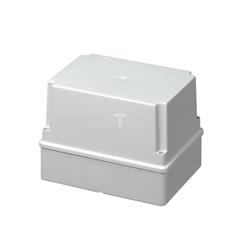Puszka gładka z pokrywą wysoka 120 C Poliwęglan seria 490300x220x180szara EC490C8