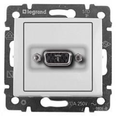 VALENA Gniazdo HD15 (VGA) z zaciskami śrubowymi białe 770083