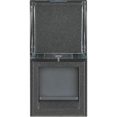 AXOLUTE Gniazdo komputerowe RJ45 kat.6 UTP antracyt HS4279C6