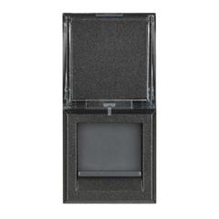 AXOLUTE Gniazdo komputerowe RJ45 kat.6A STP antracyt HS4279C6A