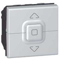 MOSAIC Przycisk do bezpośredniego sterowania roletami 6A aluminium 079228