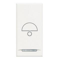 AXOLUTE Przycisk /dzwonek/ 10A 250V /zaciski śrubowe/ biały HD4055B