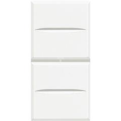 AXOLUTE Przycisk podwójny 10A 250V biały HD4036