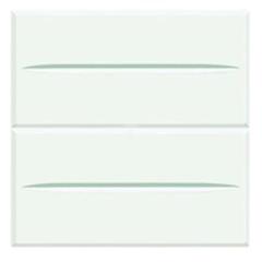 AXOLUTE Przycisk podwójny 10A 250V biały HD4036M2