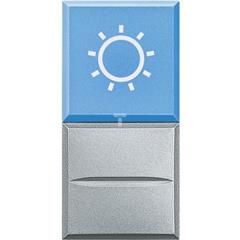 AXOLUTE Przycisk /światło/ z okienkiem 10A 24V aluminium HC4038LA/24