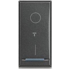 AXOLUTE Łącznik dwubiegunowy 16AX 250V antracyt HS4002