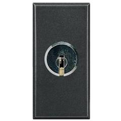 AXOLUTE Łącznik schodowy z kluczem 1P 16AX 250V /zaciski śrubowe/ antracyt HS4022