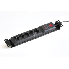 Listwa zasilająca ARMAC CLASSIC 5B RACK 19cali czarna 5m (5 gniazd) C5B/50/RCZ