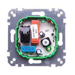 Merten System M  Mechanizm regulatora temperatury ogrzewania podłogowego z łącznikiem 230V 10A 10-50°C IP20 MTN537100