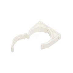 Uchwyt zamknięty do rur 47mm biały UZE-47 /50szt./