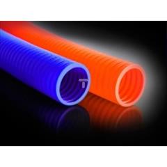 Rura karbowana 320N PP 43/36mm czerwona 10241 /50m/