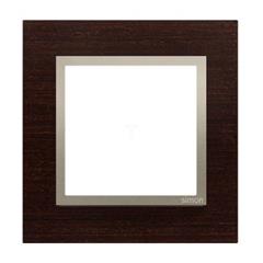 Simon 54 Nature Ramka pojedyncza drewniana złote wenge IP20 DRN1/85 WMDZ-0110xS-085