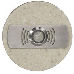 Przycisk dzwonkowy okrągły z podświetleniem beżowy 1A/250V PDK-252-BEZ YNS10000021