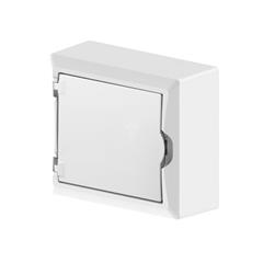 Rozdzielnica modułowa 1x8 n/t ECONOMIC BOX RN 1/8 drzwi białe (N+PE) IP40 2502-00