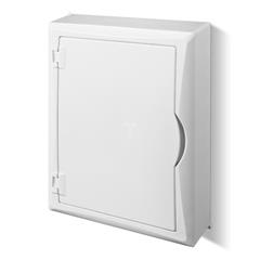 Rozdzielnica modułowa 2x12 n/t ECONOMIC BOX RN 2/24 drzwi białe (N+PE) IP40 2505-00