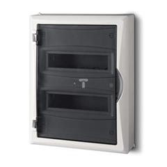 Rozdzielnica modułowa 2x12 n/t ECONOMIC BOX RN 2/24 drzwi transparentne (N+PE) IP40 2505-01