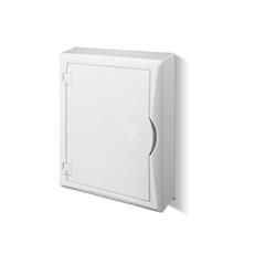 Rozdzielnica modułowa 2x12 n/t ECONOMIC BOX RN 2/24 MULTIMEDIALNA drzwi białe (N+PE) IP40 2505-20