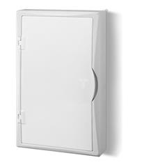 Rozdzielnica modułowa 3x12 n/t ECONOMIC BOX RN 3/36 MULTIMEDIALNA drzwi białe (N+PE) IP40 2506-20