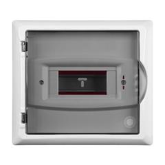 Rozdzielnica modułowa 1x6 p/t ECONOMIC BOX RP 1/6 drzwi transparentne (N+PE) lP40 2511-01