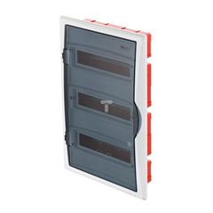 Rozdzielnica modułowa 3x12 p/t ECONOMIC BOX RP 3/36 drzwi transparentne (N+PE) lP40 2516-01