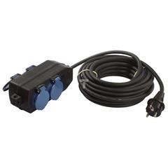 Przedłużacz do pracy na wysokości 4 gniazda z klapkami 10m IP44 860602